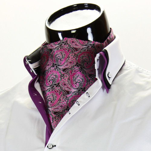 Men`s Floral Paisley Ascot Cravat CH 9070-10