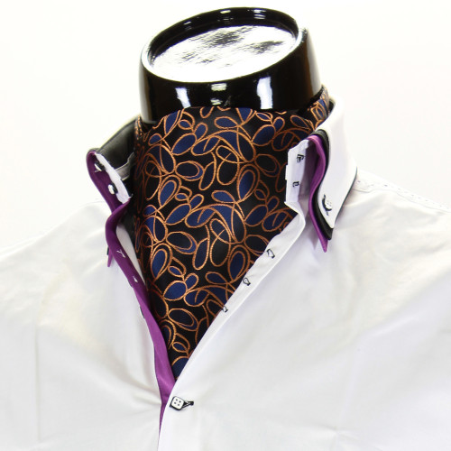 Men`s Floral Paisley Ascot Cravat CH 9070-11