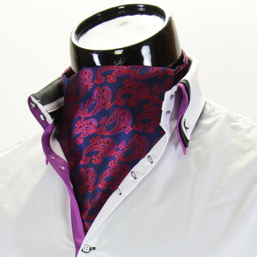 Men`s Floral Paisley Ascot Cravat CH 9070-15