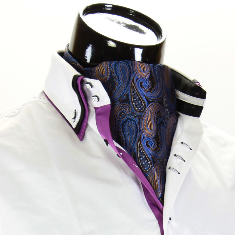 Men`s Floral Paisley Ascot Cravat CH 9070-16