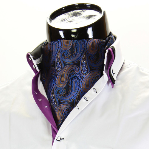 Men`s Floral Paisley Ascot Cravat CH 9070-16