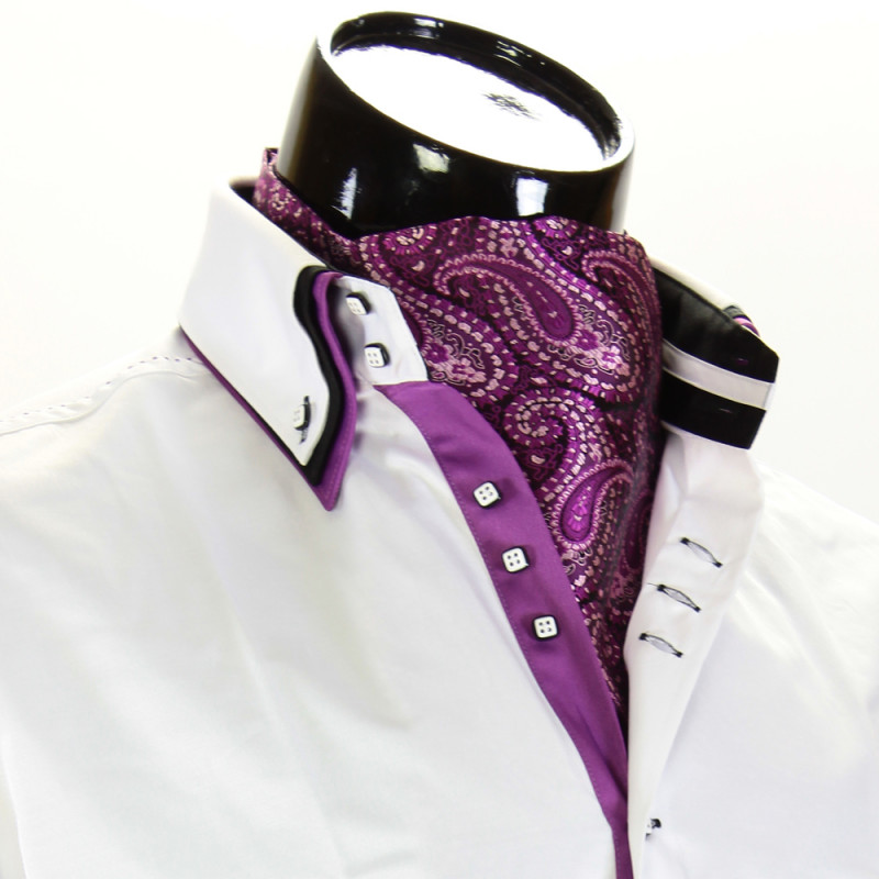 Men`s Floral Paisley Ascot Cravat CH 9070-19