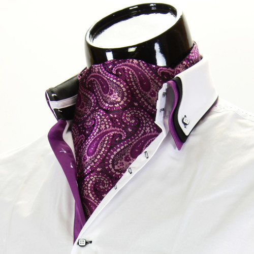Men`s Floral Paisley Ascot Cravat CH 9070-19