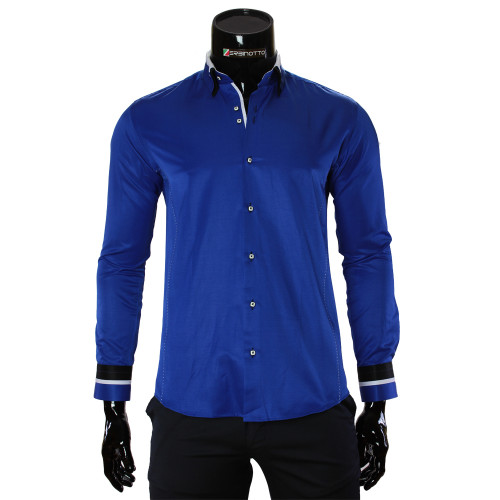 Satin Cotton Plain Shirt MM 1960-9