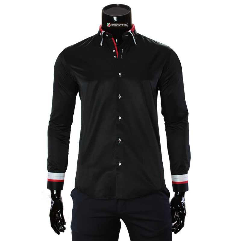 Satin Cotton Plain Shirt MM 1960-10
