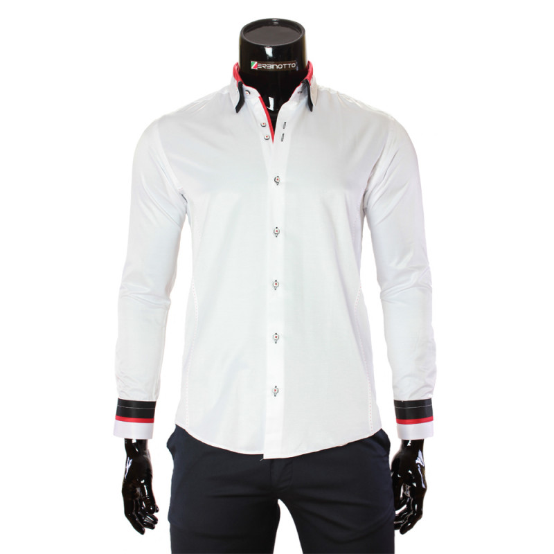 Satin Cotton Plain Shirt MM 1960-11