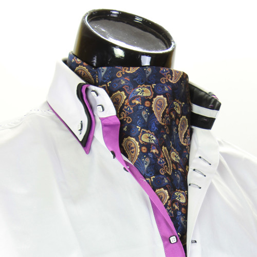 Men`s Floral Paisley Ascot Cravat CH 9080-2