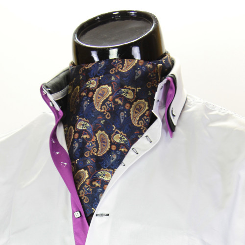 Men`s Floral Paisley Ascot Cravat CH 9080-2