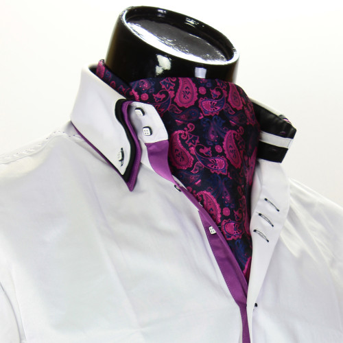 Men`s Floral Paisley Ascot Cravat CH 9080-3