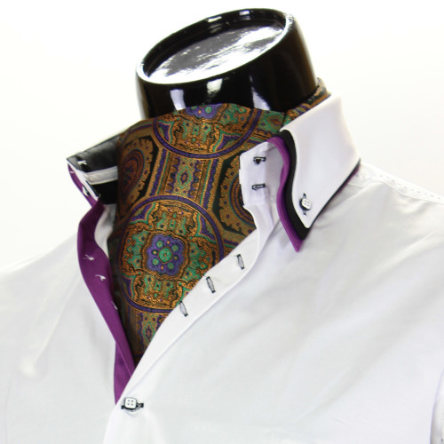 Мужской шейный платок аскот CH 9080-7