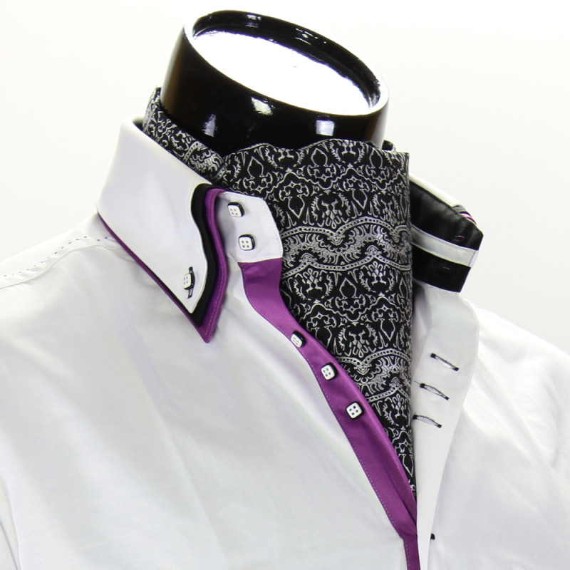 Men`s Pattern Paisley Ascot Cravat CH 9020-3
