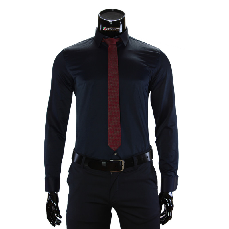 Pure Cotton Plain Classic Shirt GF 7037-7