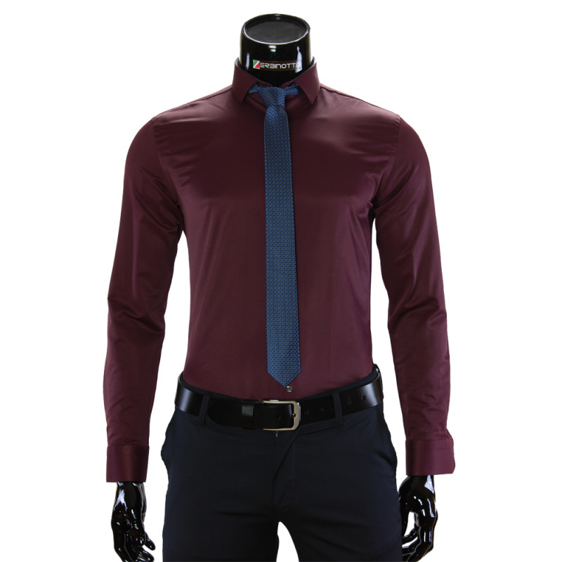 Pure Cotton Plain Classic Shirt GF 7037-8