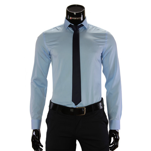 Мужская однотонная рубашка GF 7037-9
