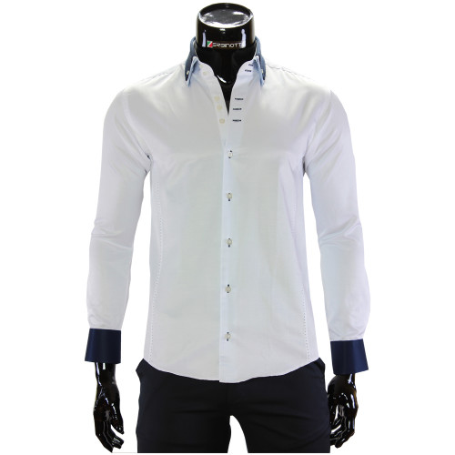 Satin Cotton Plain Shirt MM 1960-13