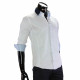 Satin Cotton Plain Shirt MM 1960-13