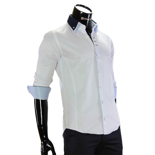 Satin Cotton Plain Shirt MM 1960-13