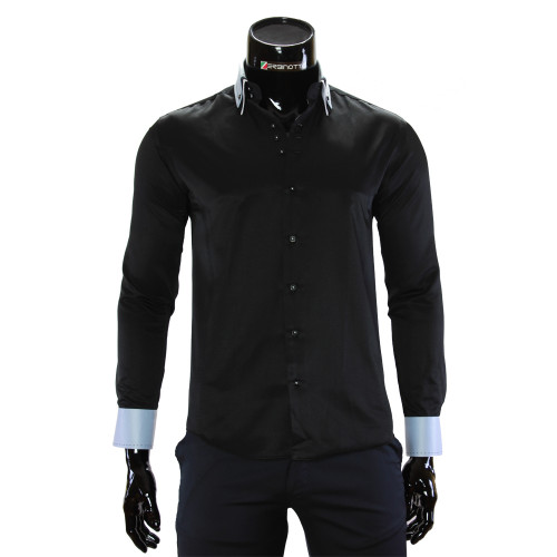 Satin Cotton Plain Shirt MM 1960-14