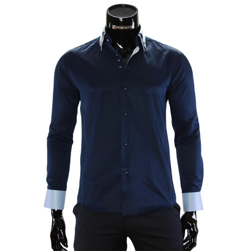 Satin Cotton Plain Shirt MM 1960-15