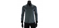 Satin Cotton Plain Shirt MM 1960-16