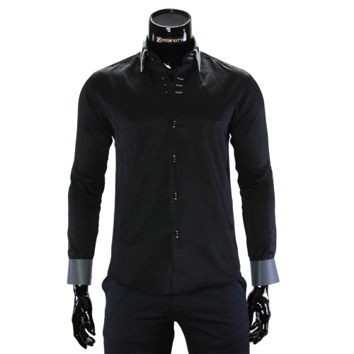 Satin Cotton Plain Shirt MM 1960-17