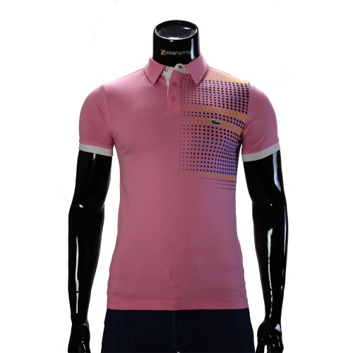 Cotton Pink T-shirt Polo Lacoste 0104-6-5