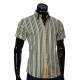 Мужская рубашка в полоску с коротки рукавом BEL 0881-6
