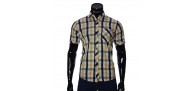 Men's plaid shirt Short Sleeve BEL 918-20
