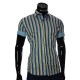 Мужская рубашка в полоску с коротки рукавом BEL 921-2