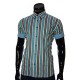 Мужская рубашка в полоску с коротки рукавом BEL 921-3