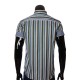 Мужская рубашка в полоску с коротки рукавом BEL 921-8