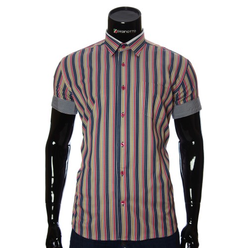 Men's striped shirt Short Sleeve BEL 921-14