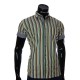 Мужская рубашка в полоску с коротки рукавом BEL 921-19